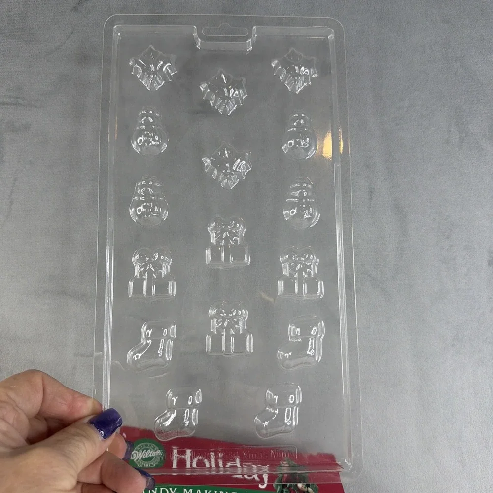 Wilton Holiday Tree Candy Molds Christmas Original Box Vintage